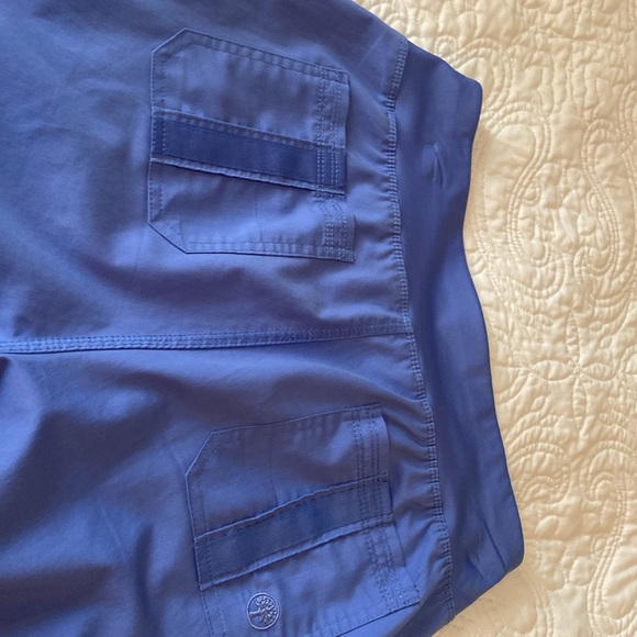 Healing Hands purple label yoga scrub pants, royal blue, SMALL/tall - Picture 4 of 6